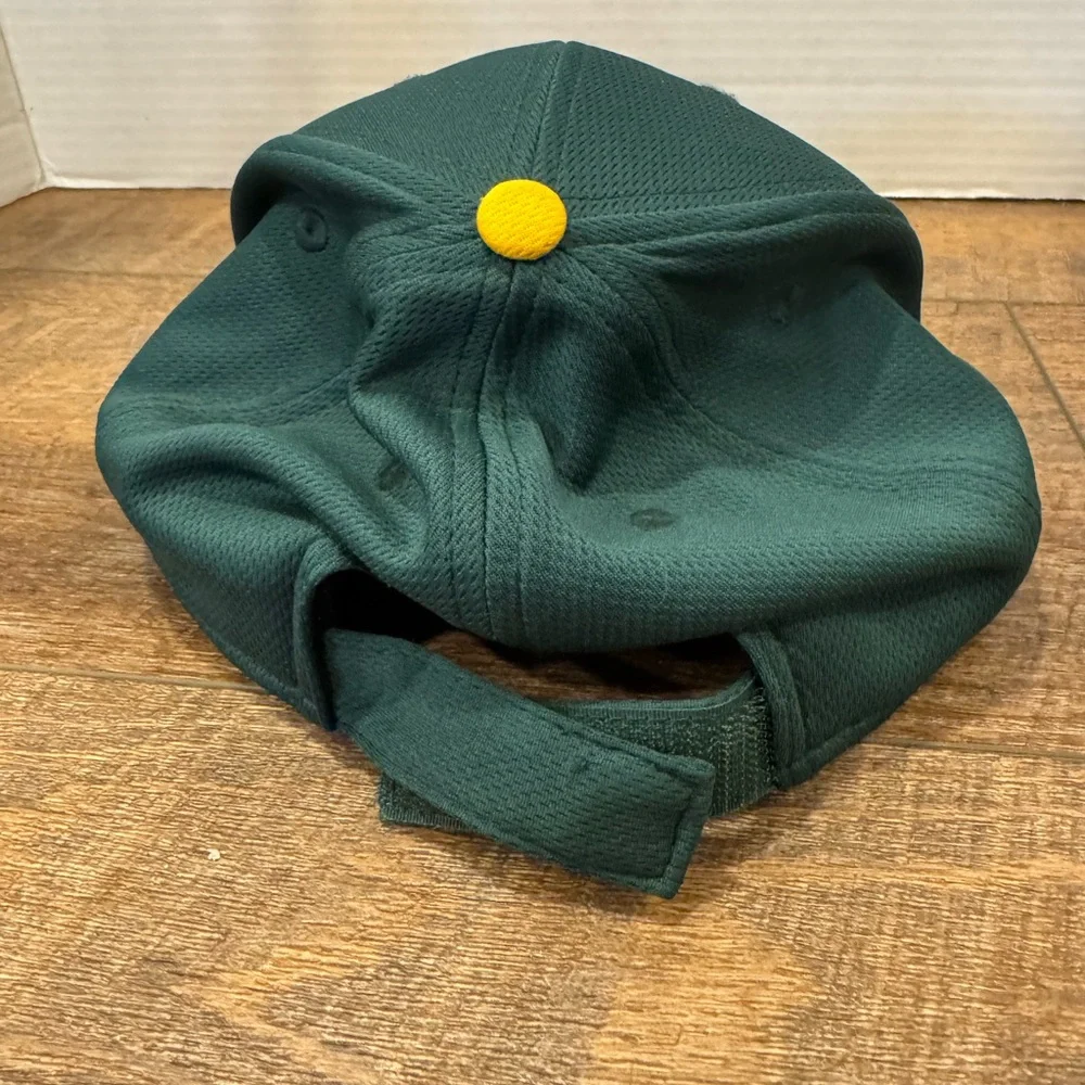 Youth Oakland Athletics A's OC Sports Team MLB Adjustable Hat Cap Green Yellow